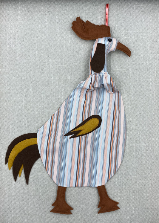 Grey, brown & orange stripe with gold, dark brown & brown