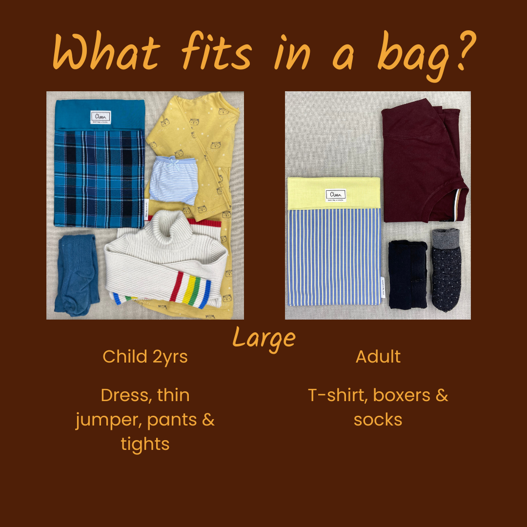 Black & blue fine check on white with pink top - large