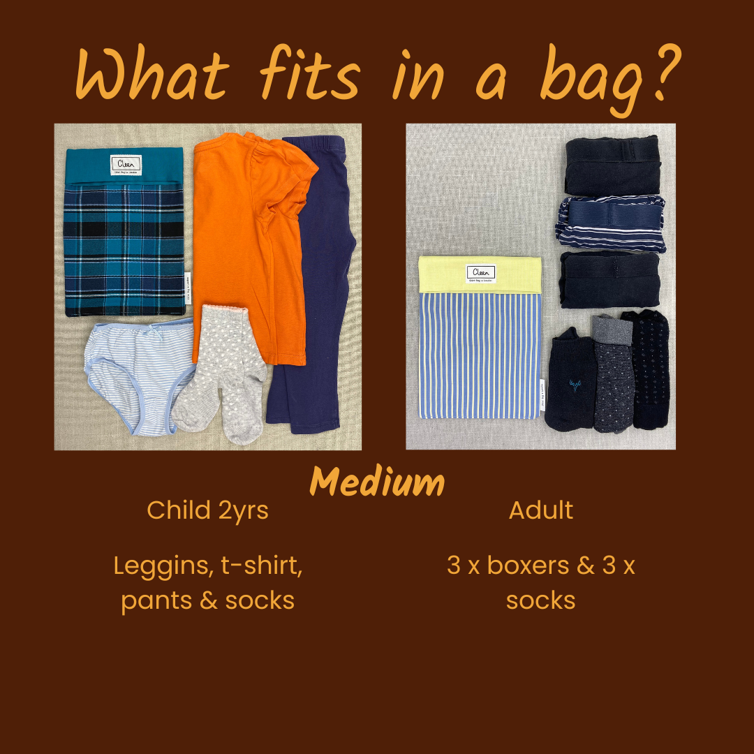 Rainbow tartan with salmon top - medium