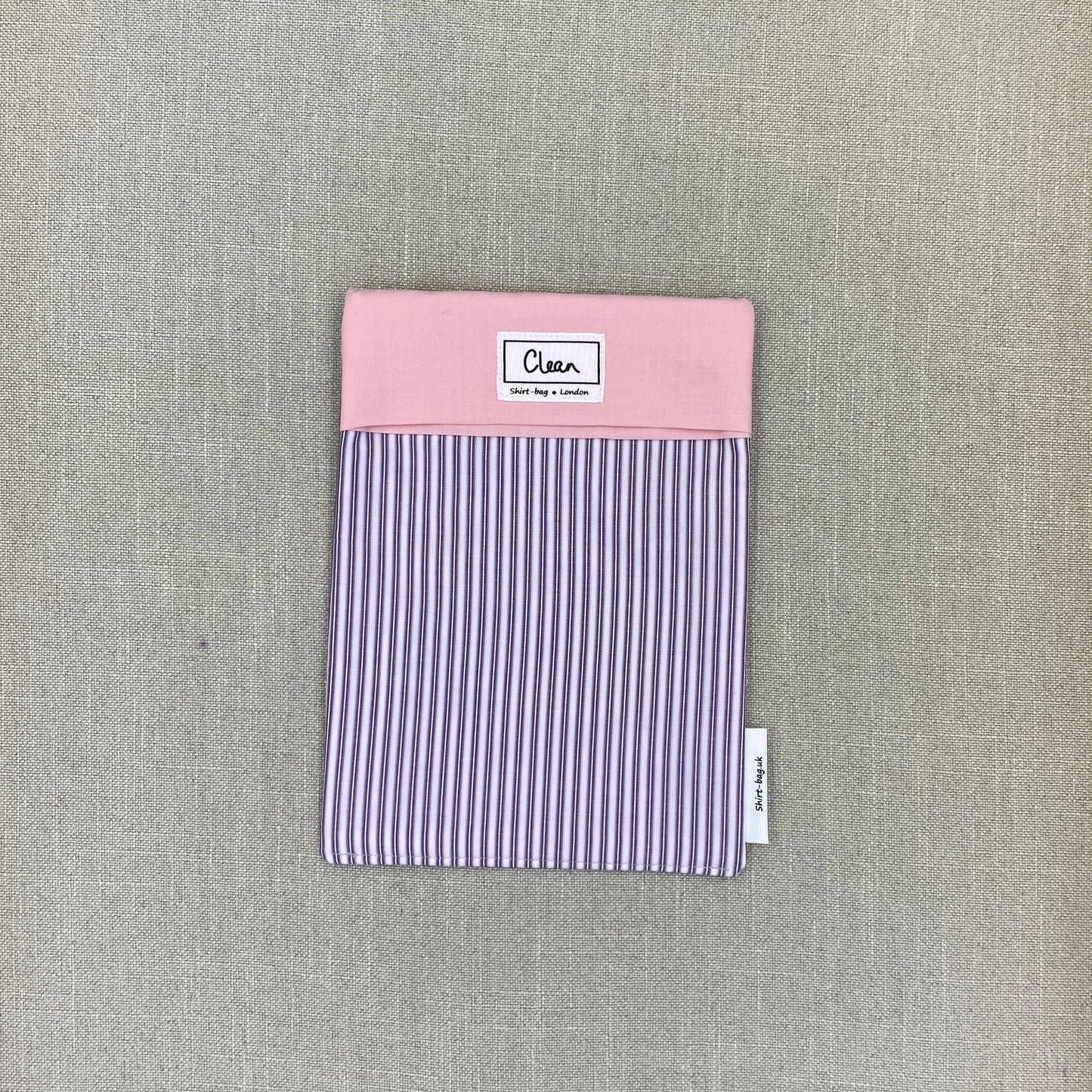 Purple stripes on lilac with pink top - medium