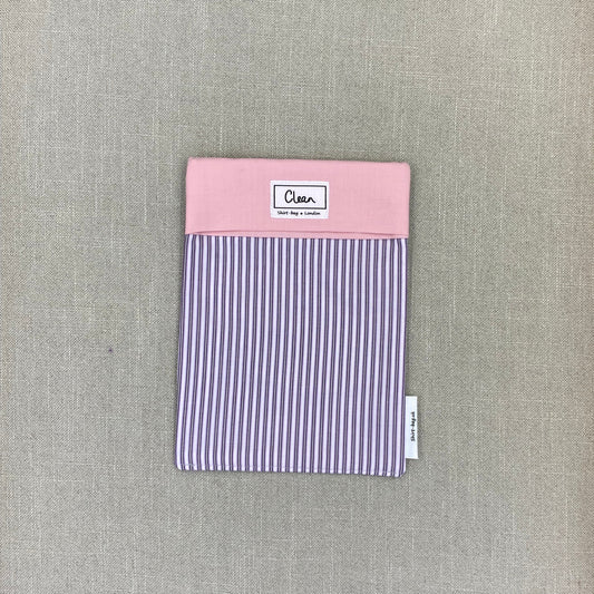 Purple stripes on lilac with pink top - medium