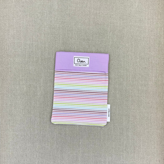 Rainbow stripe with lilac top - small