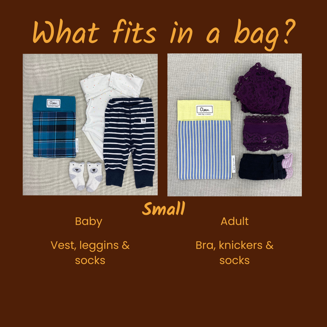 Blue & white stripe with pink stripe top - small