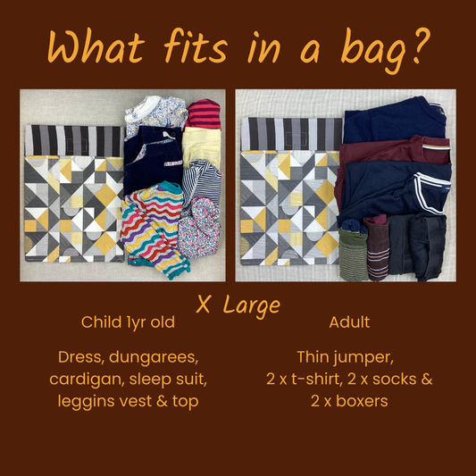 Cerise & beige diamonds with brown top 2 - X large