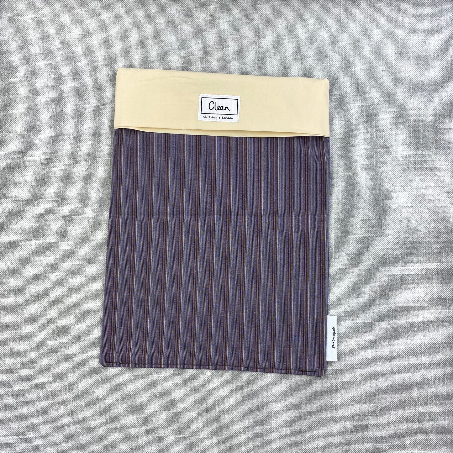Brown stripes with cream top - X large