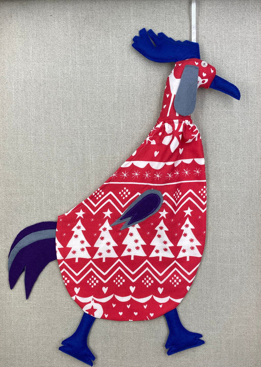 Christmas with royal blue, grey & purple