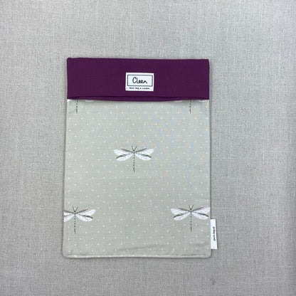 Dragonflies on sage with purple top- X  large