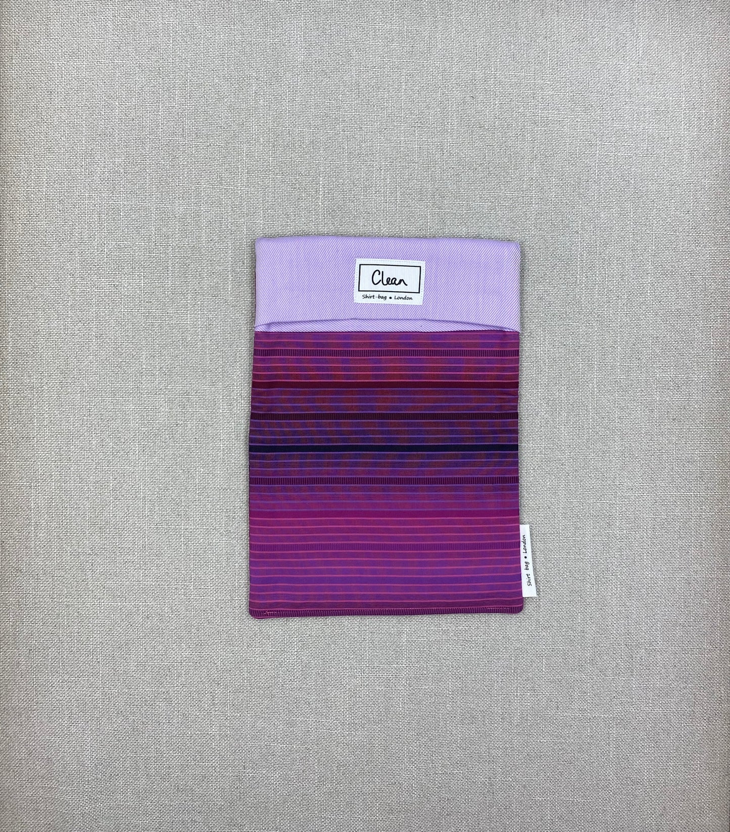 Purple & pink stripes with lilac top - medium